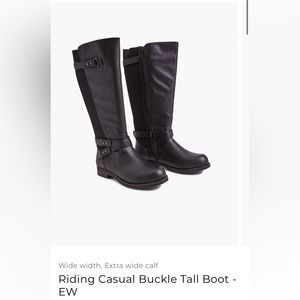 Lane Bryant tall Buckle boot- brand new